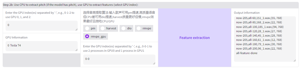 feature extraction