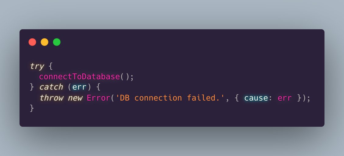 Pretty error handling