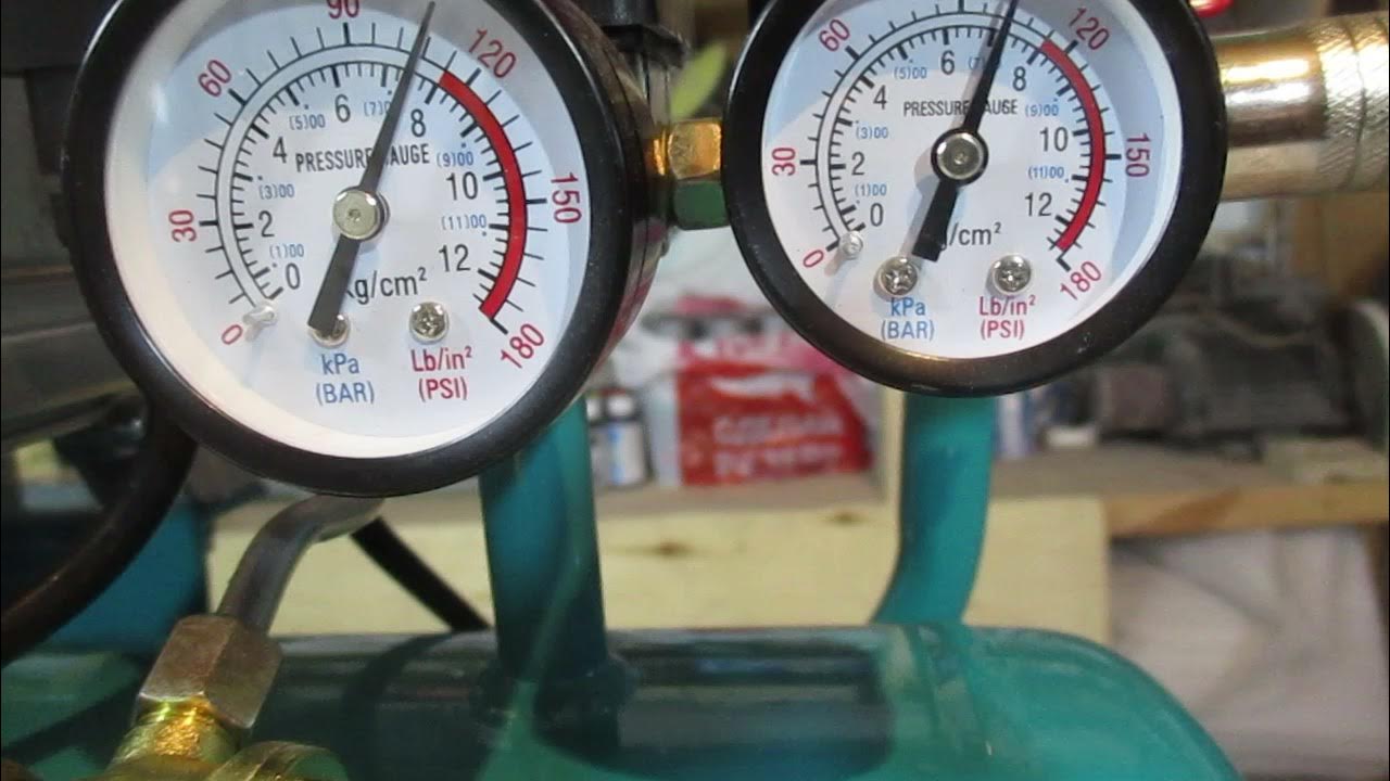 Запись показаний компрессора