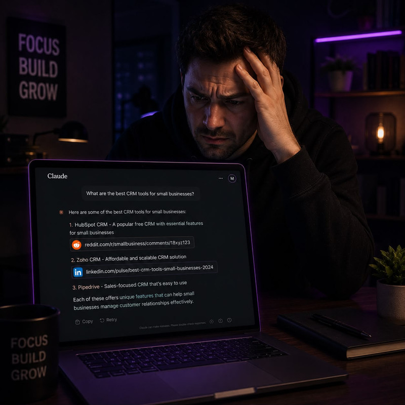 why Claude cites Reddit LinkedIn over your website 2026 AI citation fix