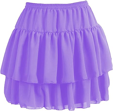Women's Flared Short Skirts Basic Versatile Pleated Mini Skater Elastic Skirts - Picture 22 of 47