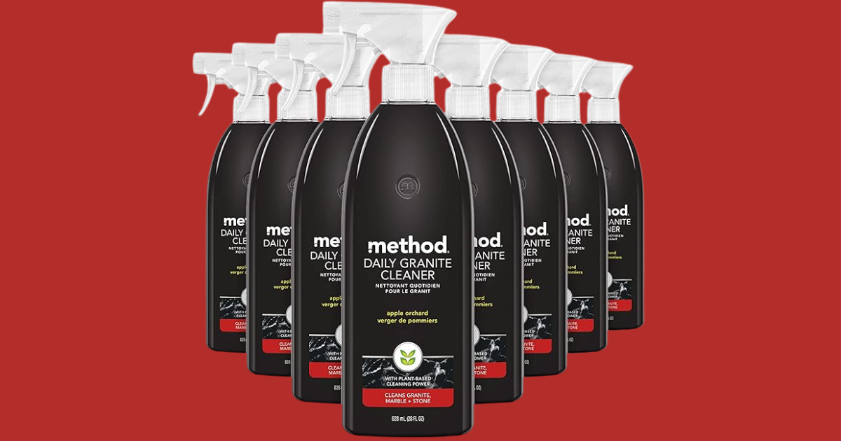 Method Daily Granite Cleaner 8-Pack: Only .xx on Amazon (50% Off)! Method Daily Granite Cleaner 8-Pack: Only .xx on Amazon (50% Off)!