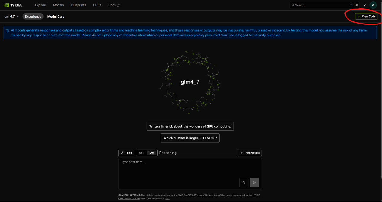 Show Code Button