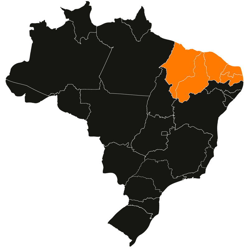 Mapa de localizações
