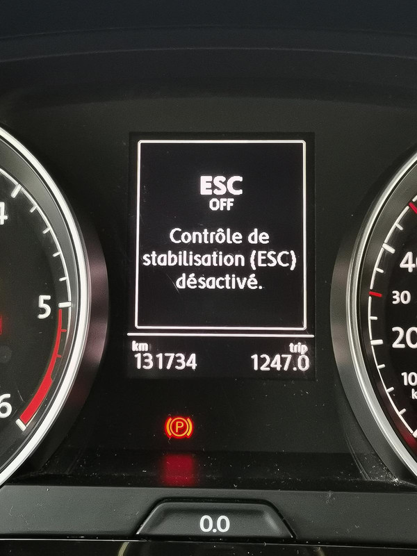 ESC/ESP désactivé :( - Forum Golf 7