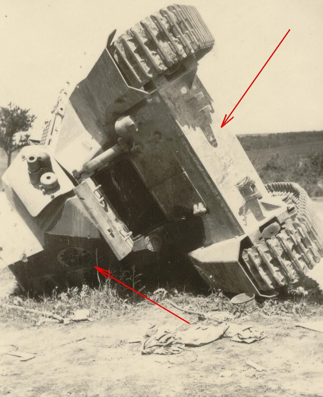 , seltener französischer Infanterie - Panzer FCM