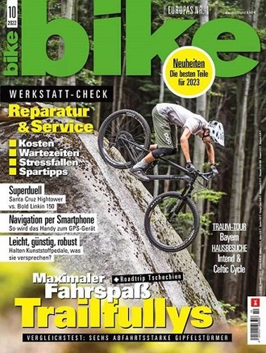 Cover: Bike Das Mountainbikemagazin No 10 Oktober 2022