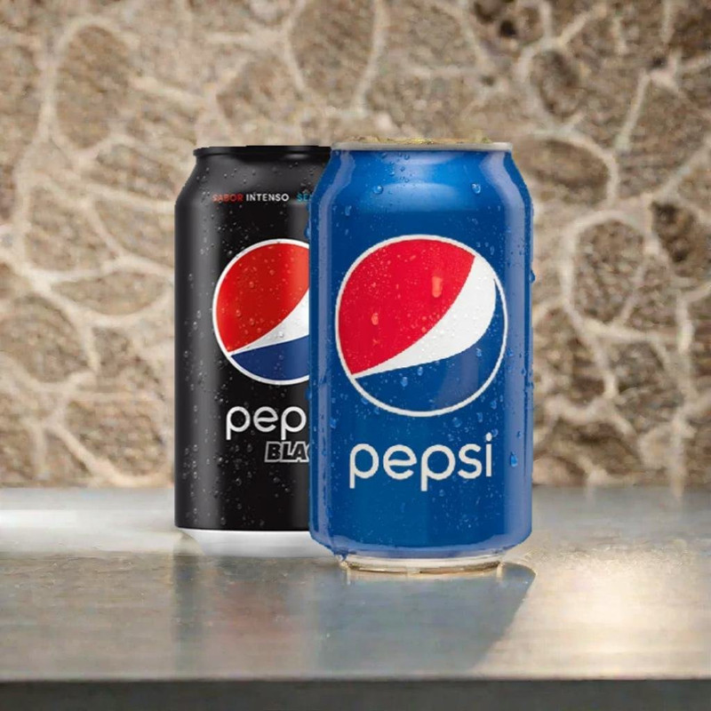 Pepsi black e normal lata 350ml — Postimages