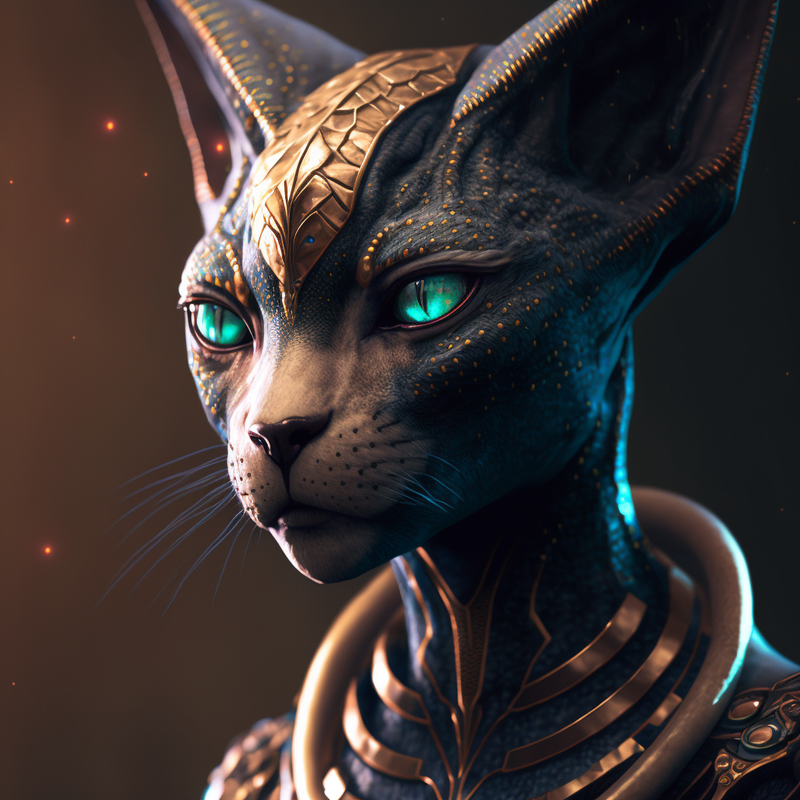 truesight91_An_alien_feline_star_woman_s