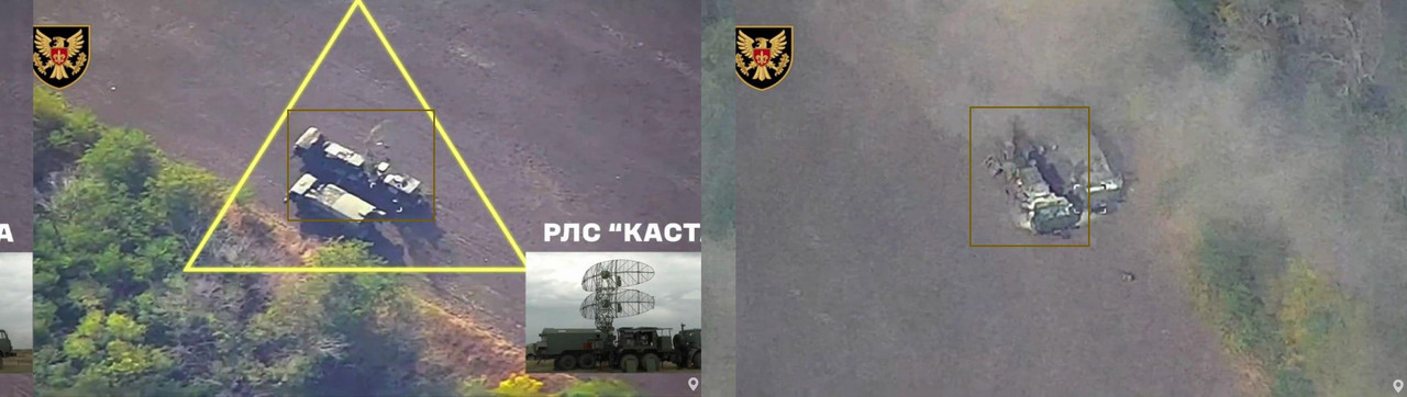 1041 Antenna vehicle (for 51U6 'Kasta-2E1' surveillance radar) destr 08 10 24