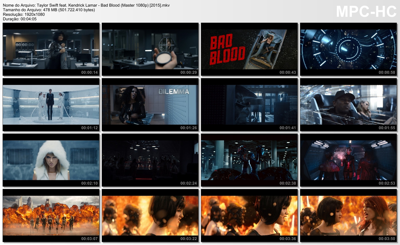 Taylor Swift feat. Kendrick Lamar - Bad Blood (Master 1080p) [2015]