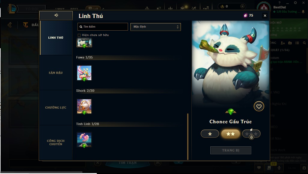 Acc DTCL # - Không Khung