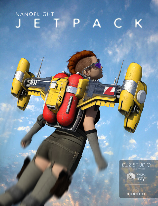 Nanoflight Jetpack for Genesis 2 and 3 Nanoflight Jetpack for Genesis 2 and 3