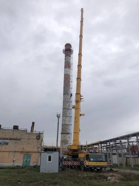 Снятие секций трубы при демонтаже