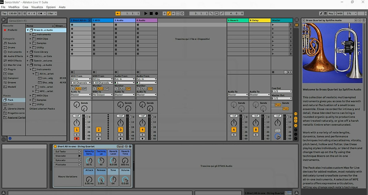 Ableton Live 11 (Inst Pack Brass Q)