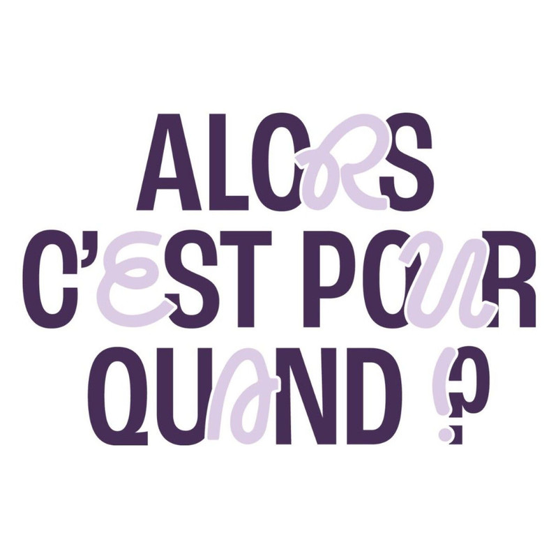 Cover du podcast Alors c'est pour quand ?! animé par Octavia