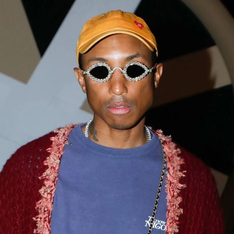 Paris, France. January 25, 2022, Pharrell Williams during the