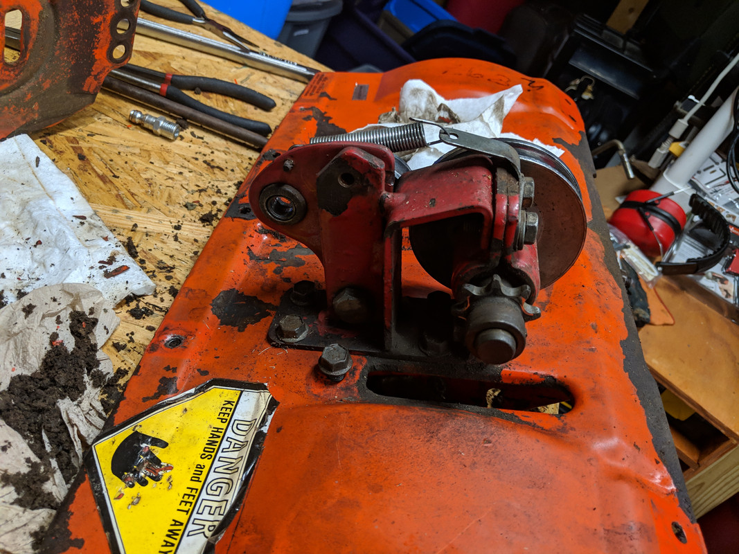 replacing clutch belt on my maclane reel mower . i just bought