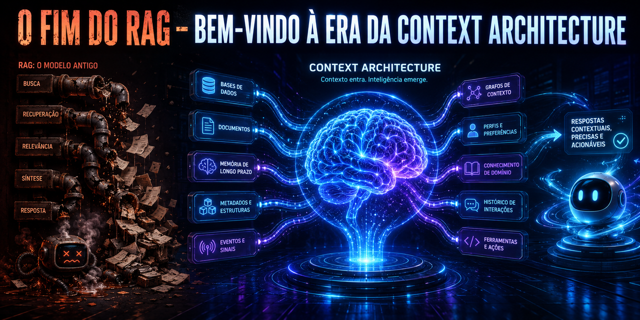 Context Architecture: A Era Pós-RAG Chegou – Agentes de IA Estão Matando o Velho Jeito de Buscar Dados