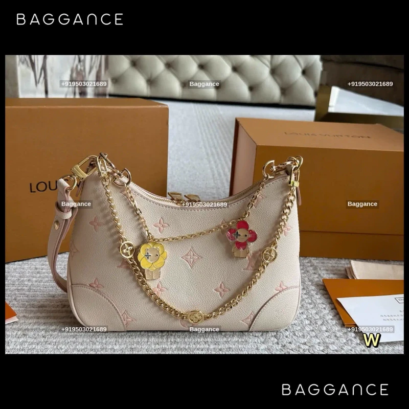 Louis Vuitton White Strawberry Croissant Bag | Fullbox | Size 29cm