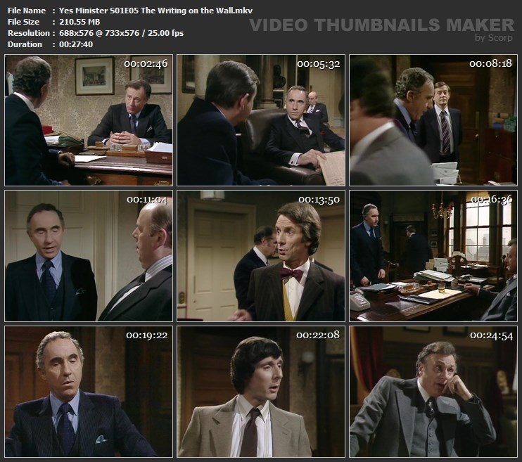 Yes Minister S01E05 The Writing on the Wall.mkv