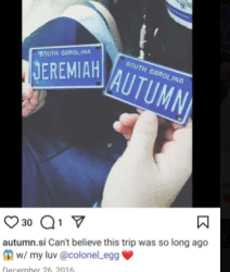 evidence confirming relation to south carolina