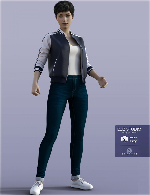 00 main hc baseball jackets outfit for genesis 3 females daz3d