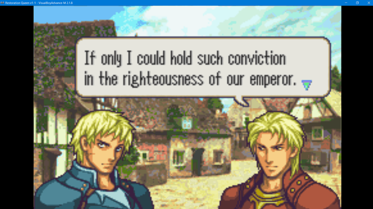 2024-02-21 21_36_34-Restoration Queen v1-1 - VisualBoyAdvance-M 2.1.8