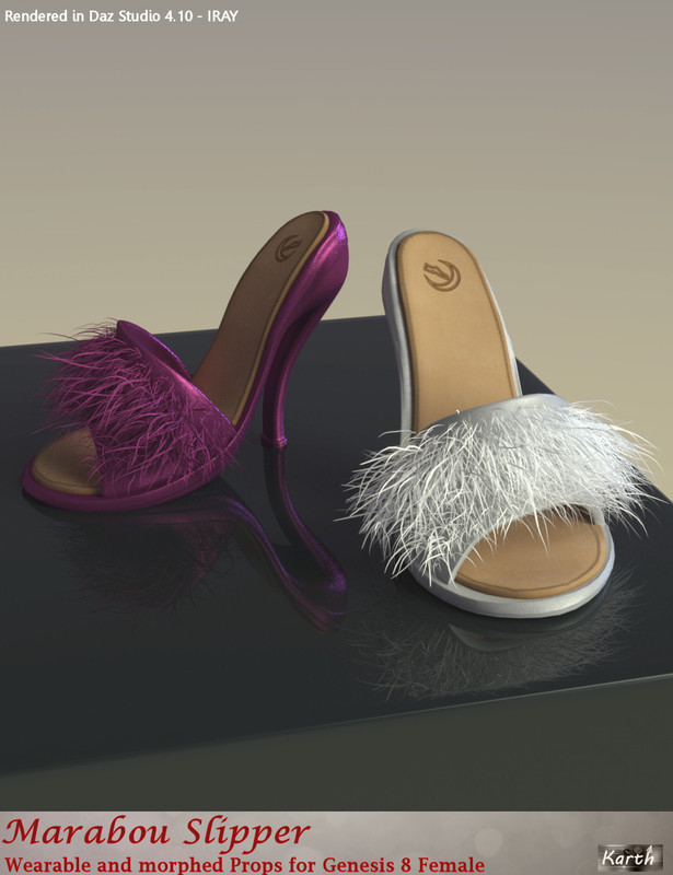 marabou slipper