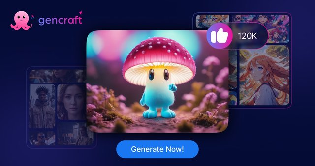 Gencraft - AI-генератор изображений и видео с множеством стилей, возможностью ремиксов и ежедневными бесплатными кредитами
