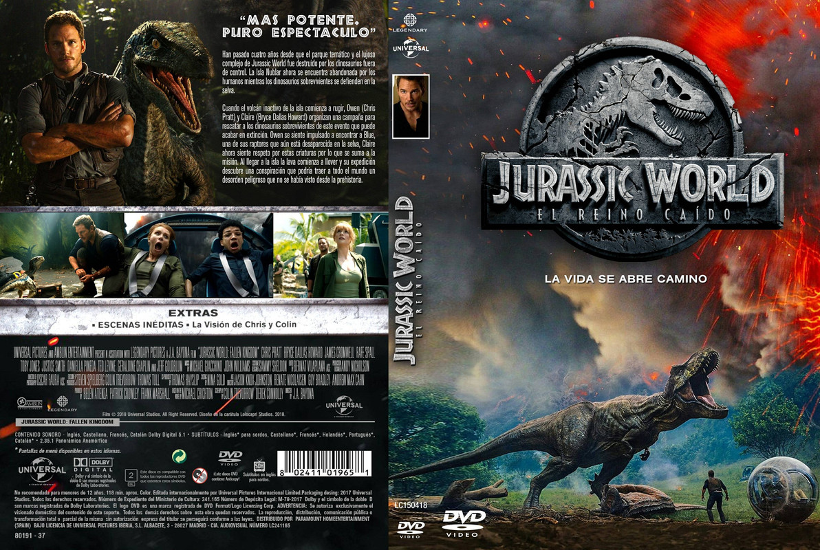 Descargar Jurassic World Fallen Kingdom [Latino] en Buena Calidad