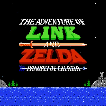 Link &amp; Zelda: Panoply of Calatia box art