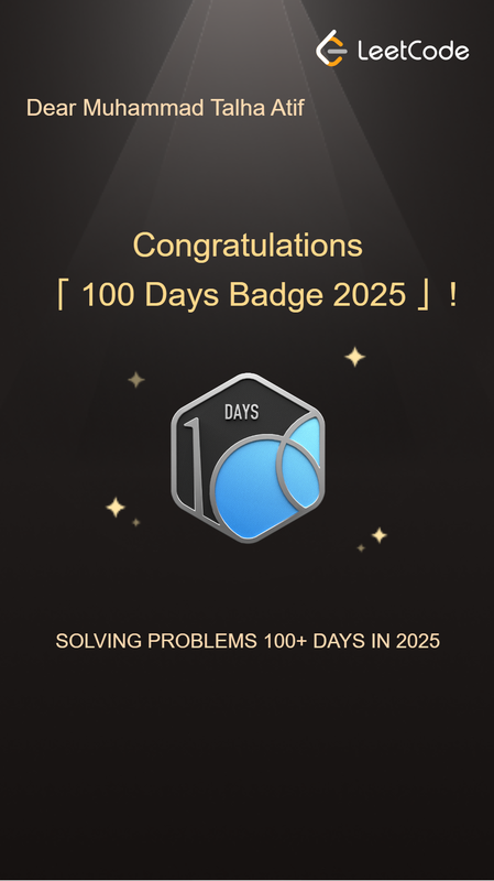 LeetCode 100 Days