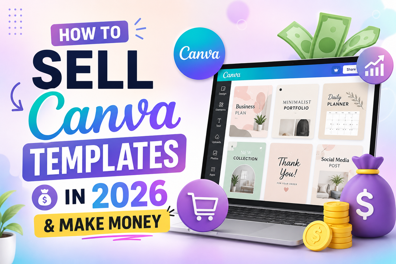 How to sell canva templates in 2026 and make money online