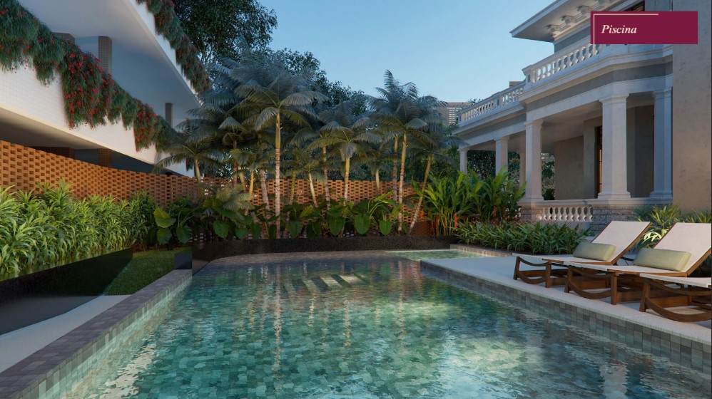 Piscina adulto e infantil do Casa Moser