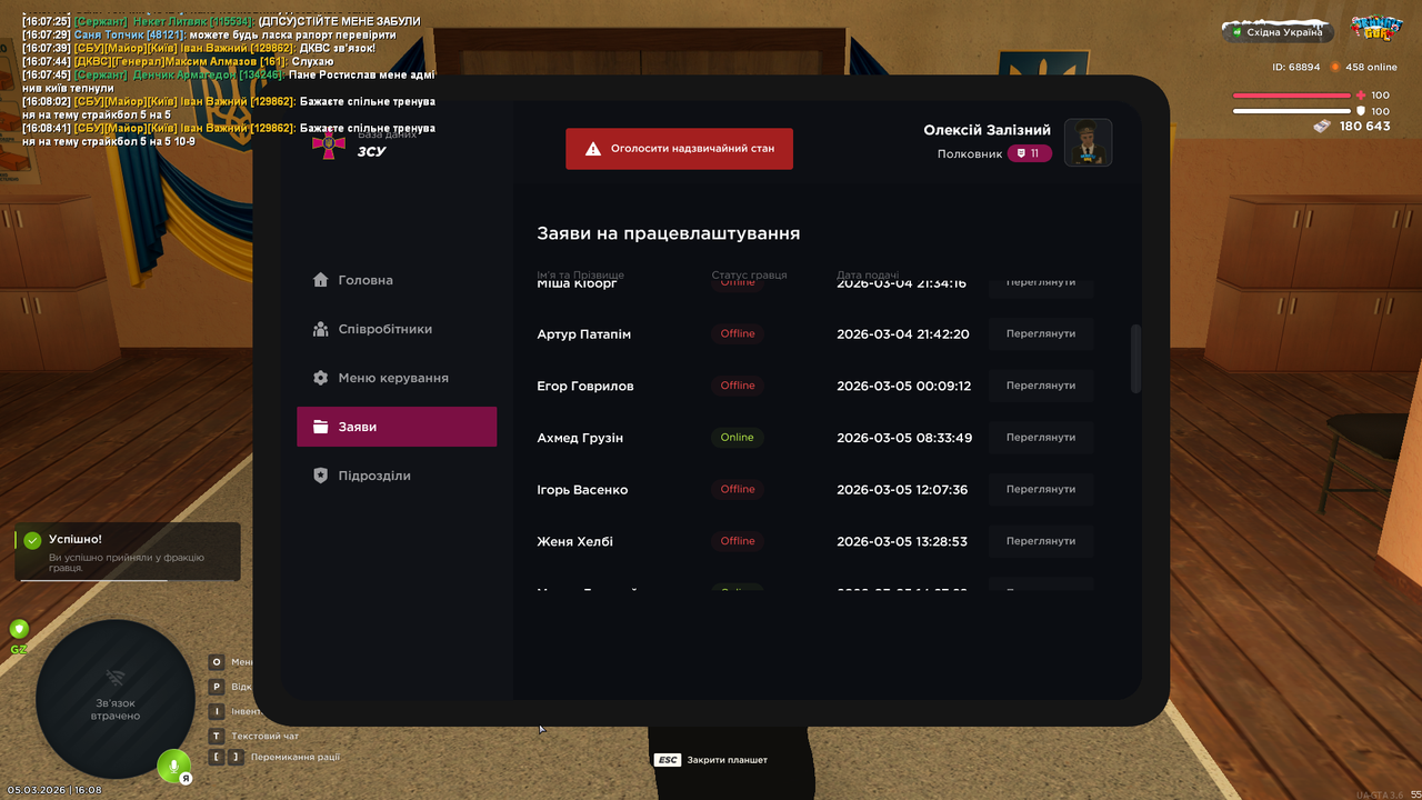 Розгляд анкет 2
