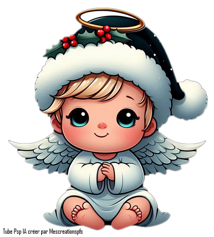 B&eacute;b&eacute; en ange de noel (3)