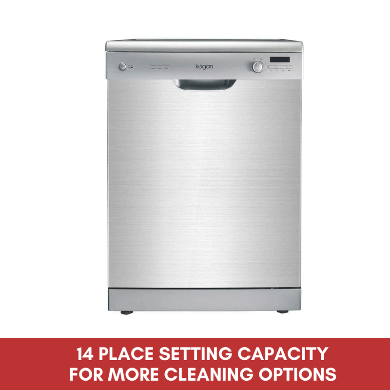 Kogan Series 7 Freestanding Dishwasher Stainless Steel with Top Cutlery