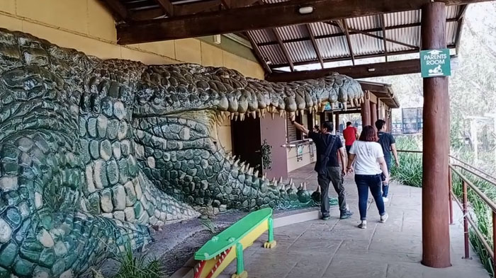 Salah satu sudut di dalam Australia Reptile Park. Harga masuk dewasa dibanderol 39 dolar Australia, atau sekitar Rp 390 Ribu.
