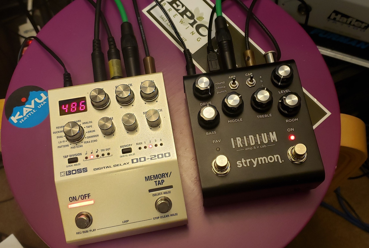 Strymon Iridium: building a small board around it. Let's see your