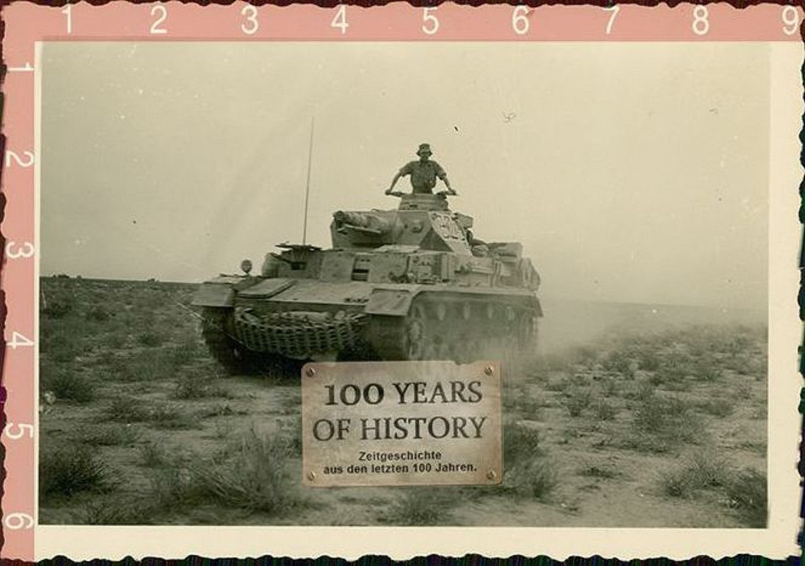 Orig. Foto German Panzer Tank Afrika (2)
