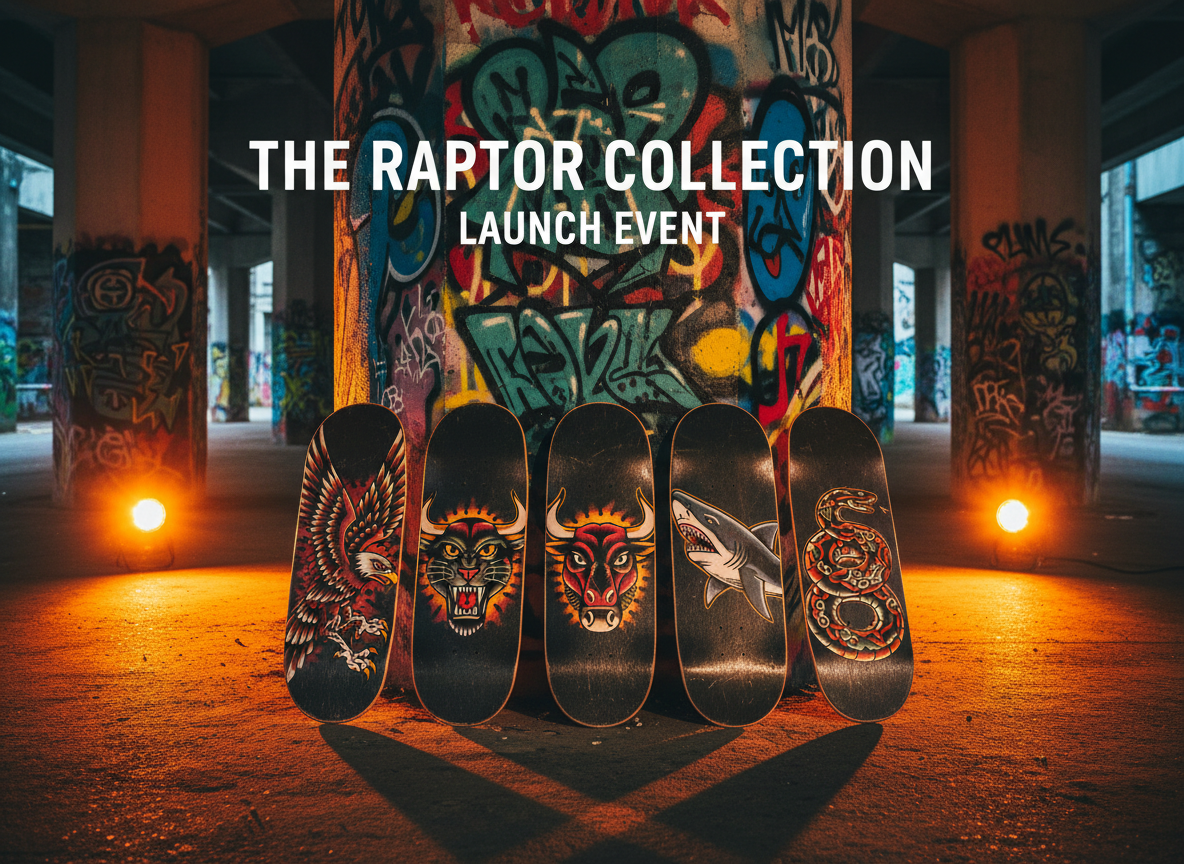 Scaters Raptor Roadshow 2026 Launch Banner - TikTok Video Background