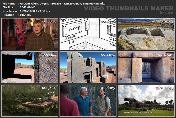 Ancient Aliens Origins - S01E01 - Extraordinary Engineering.mkv