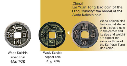 Wado-Kaichin. Provincia de Ōmi. Japón. 29 de Agosto del Año 708. La primera moneda oficial Japonesa de la Historia. 8h8h8h8h8hhggg