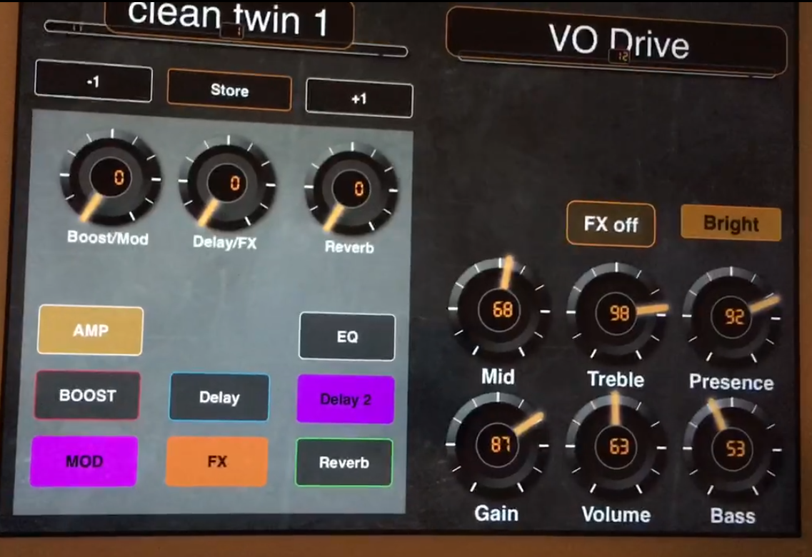 Gurbz Katana IOS midi controller deluxe (midi designer pro 2 layout)