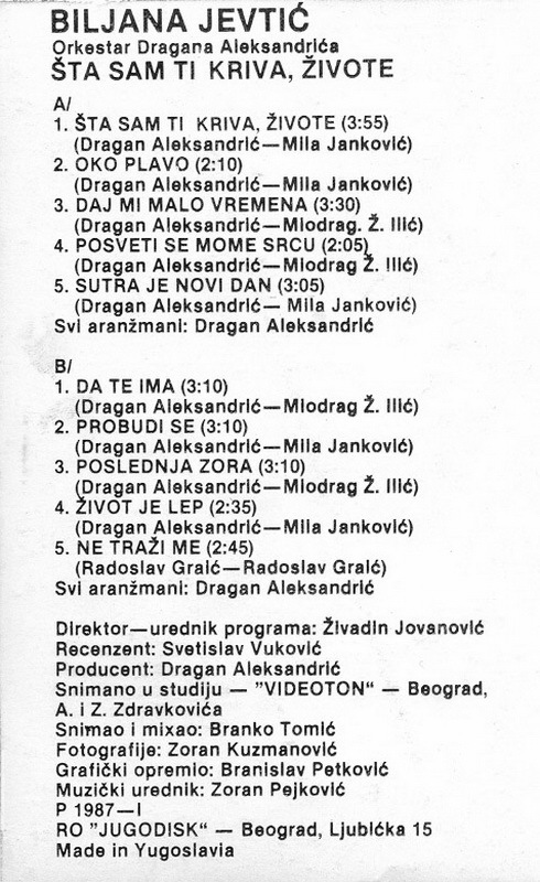 Biljana Jevtic 1987 kz