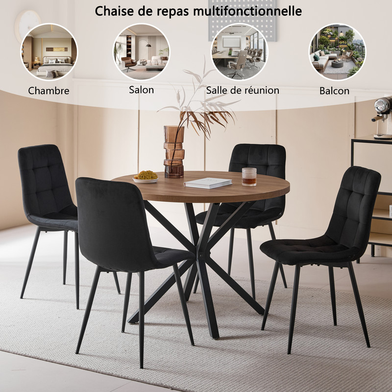 Chaises polyvalentes et élégantes