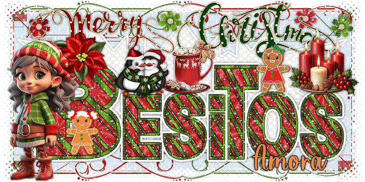 Besos Christmas Cookie amora