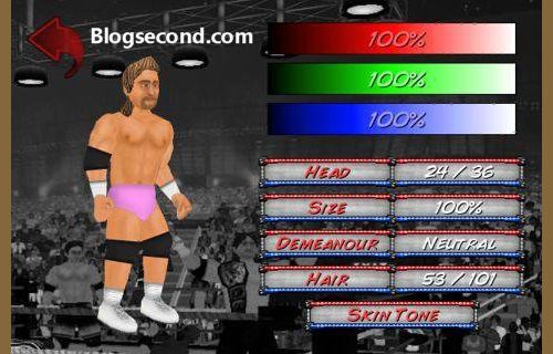 Gambaran dari game Wrestling Revolution di Android