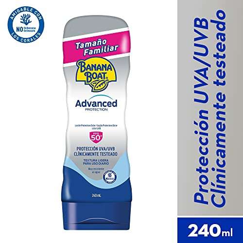 Amazon: BANANA BOAT Advanced Protection FPS 50 Loción 240ml | planea y cancela 
